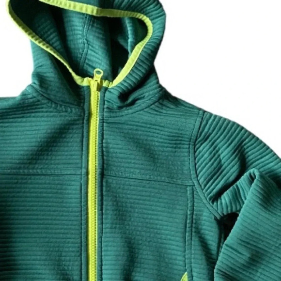 CREWCUTS EUC BOYS GIRLS GREEN JACKET COAT TOP SHIRT SUMMER BOY ZIP SIZE 2 3 XXS - Picture 2 of 4